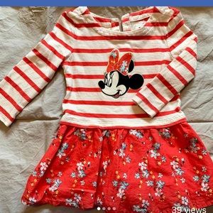 Gap Minnie Disney Dress 12-18M